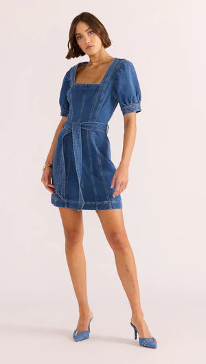 mink denim dress Mink Pink Oliver Denim Midi Dress