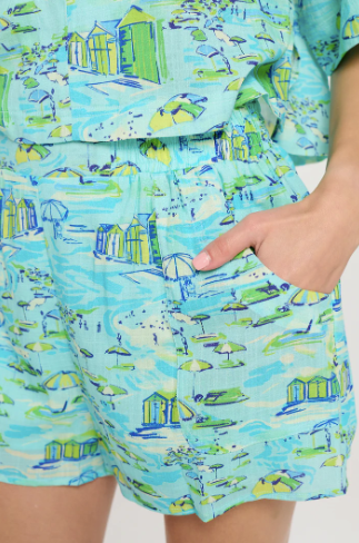 Azure Shoreline Shorts
