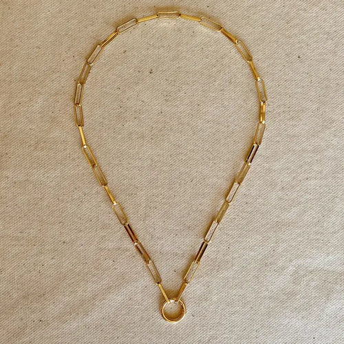 18K Gold Filled Caymen Necklace