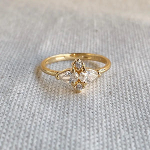 Ariana 18K Gold Filled Vintage Ring