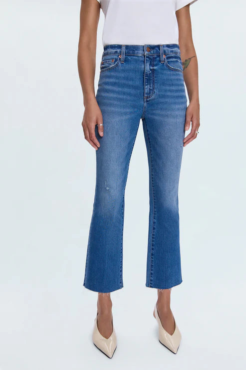 Lennon High Rise Boot Jeans Pistola