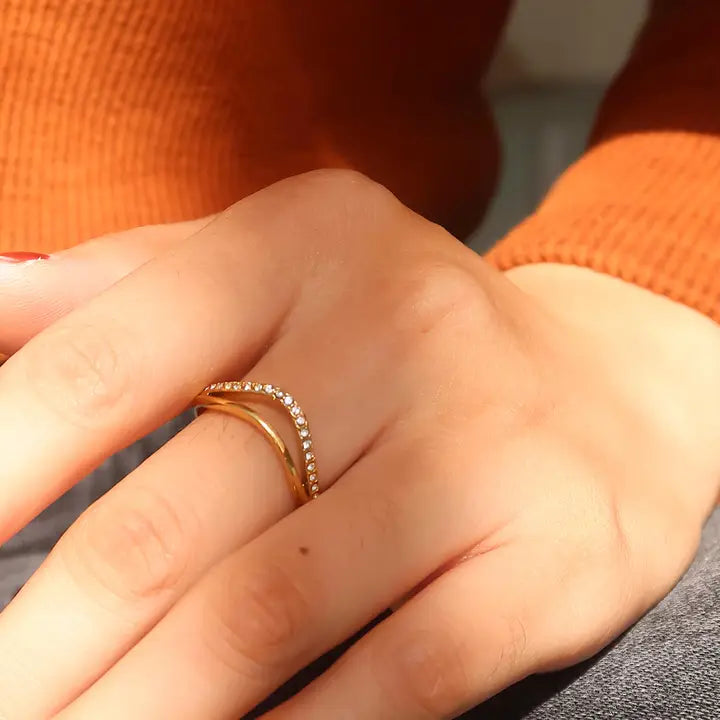 Orleans 18K Gold Filled Ring