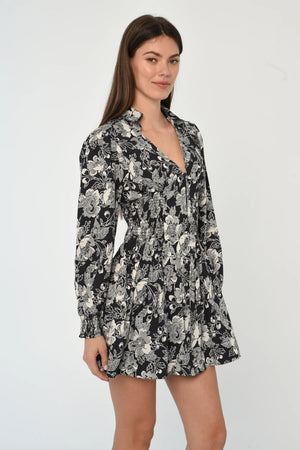 Moonlit Floral Dress by Love The Label