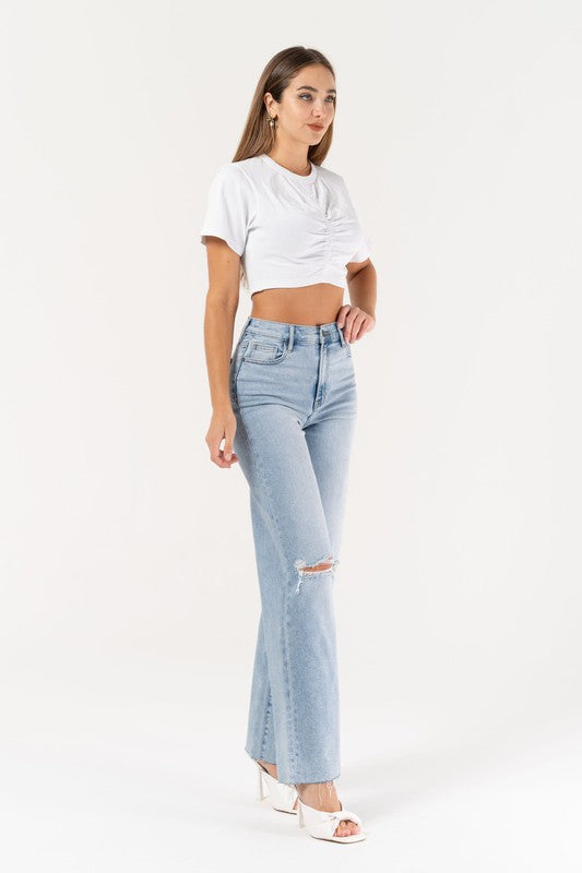 Malia Distressed Denim