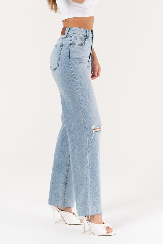 Malia Distressed Denim