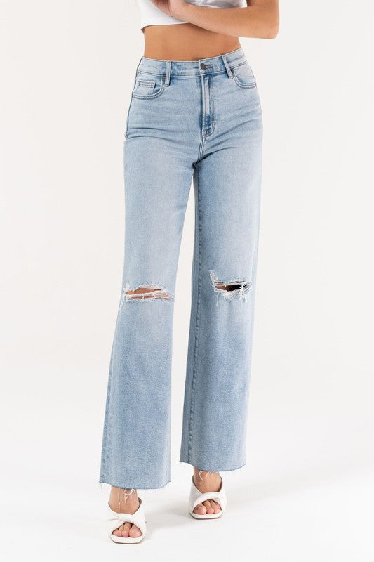Malia Distressed Denim