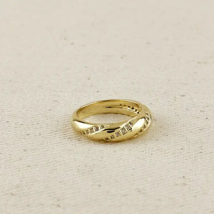 Dani 18K Gold Filled Ribbon Ring