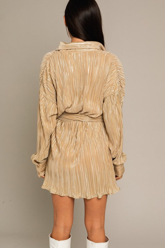 Elle Pleated Dress