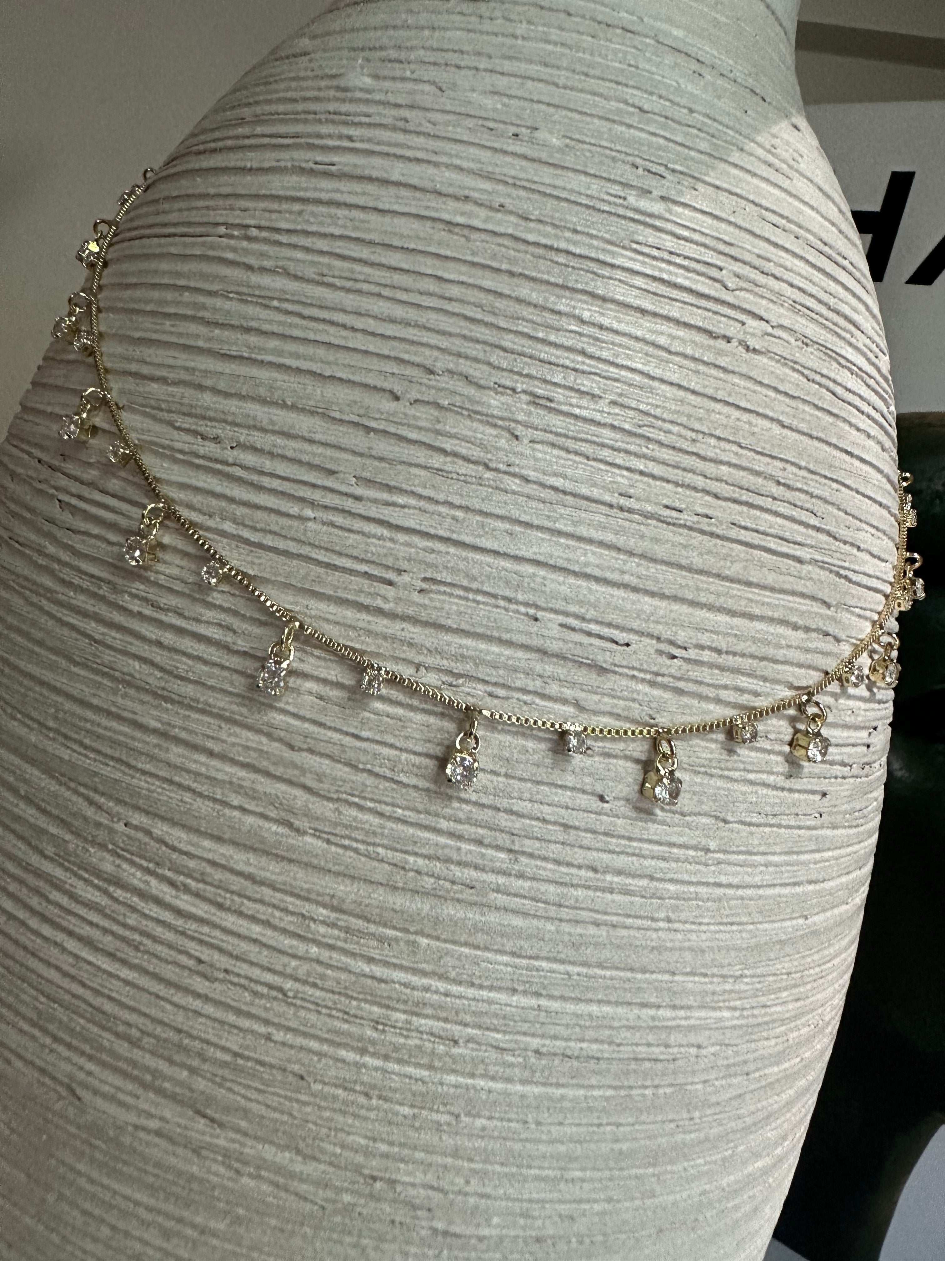 Jess 18K Gold Filled CZ Necklace