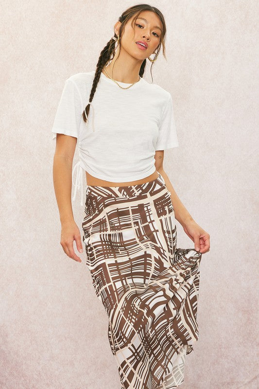 Vanessa Satin Skirt