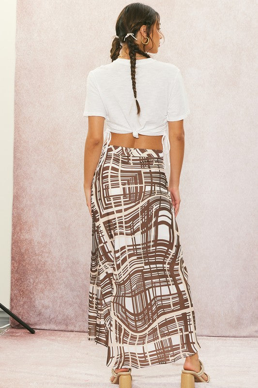 Vanessa Satin Skirt