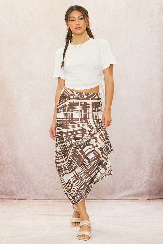 Vanessa Satin Skirt