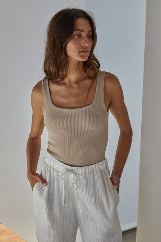 Leah Ribbed Bodysuit
