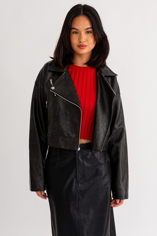 Louise Faux Leather Jacket