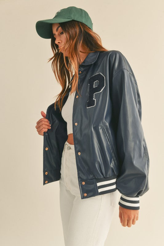 Paris Bomber Varsity Jacket