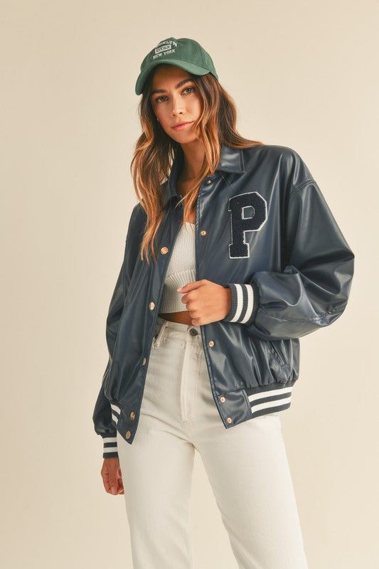 Paris Bomber Varsity Jacket
