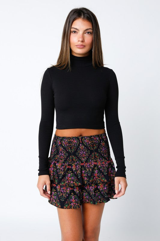 Demi Mock Neck Top