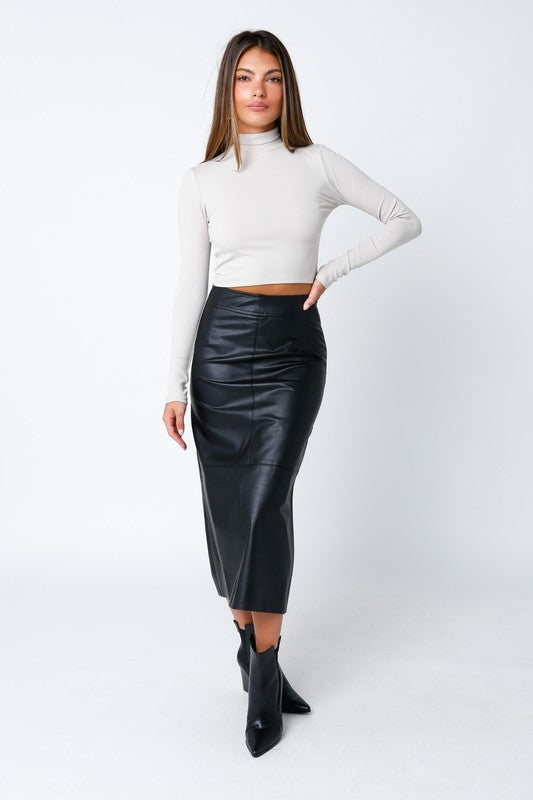 Demi Mock Neck Top
