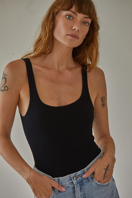 Leah Ribbed Bodysuit
