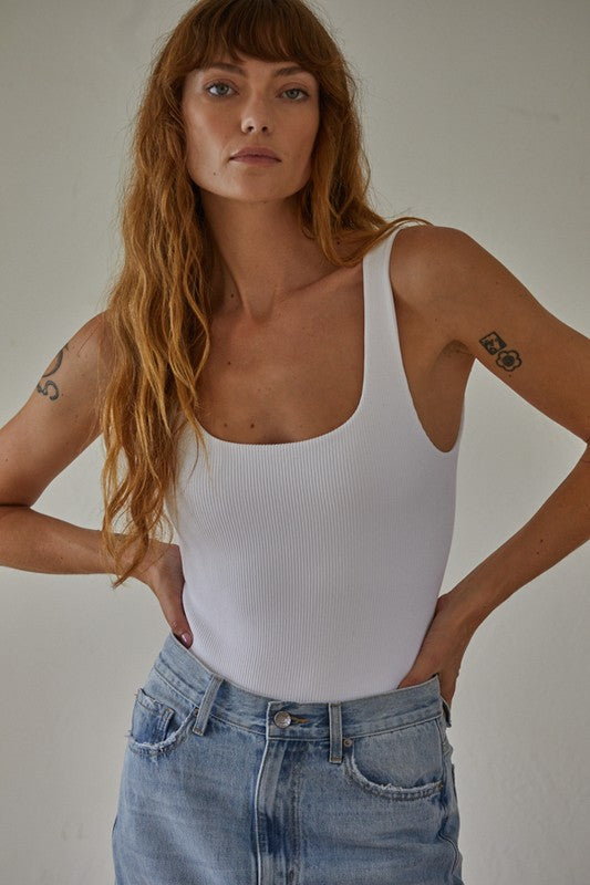 Leah Ribbed Bodysuit