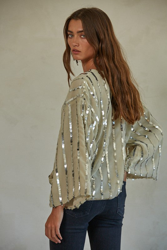 Vienna Sequin Blouse
