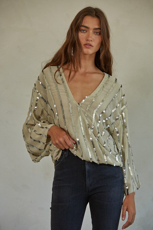 Vienna Sequin Blouse