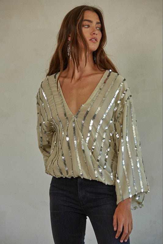 Vienna Sequin Blouse