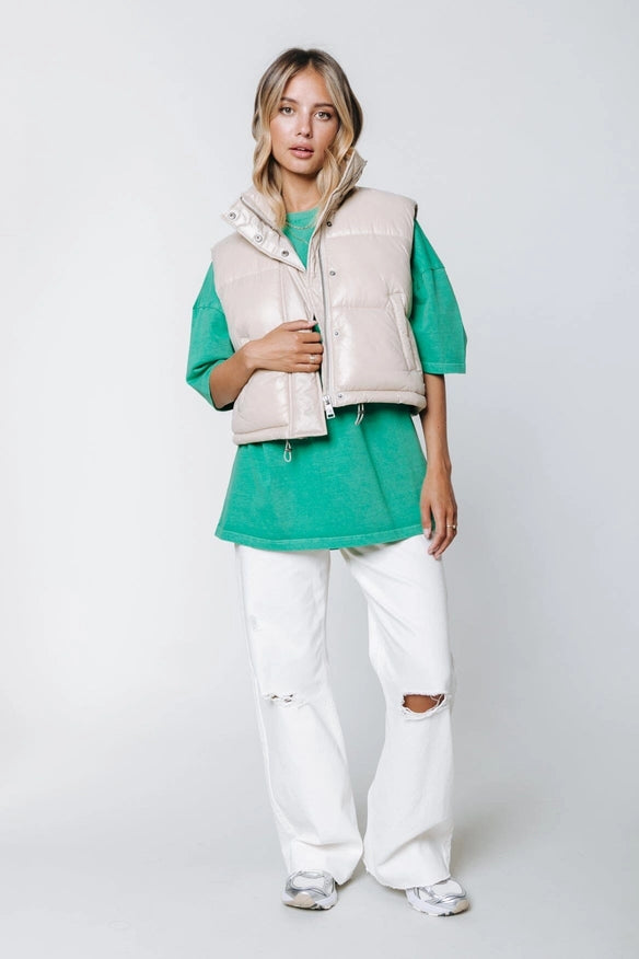 Gwen Puffer Vest Colourful Rebel