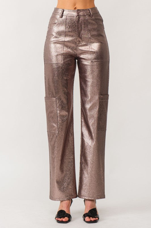 Cora Metallic Pants