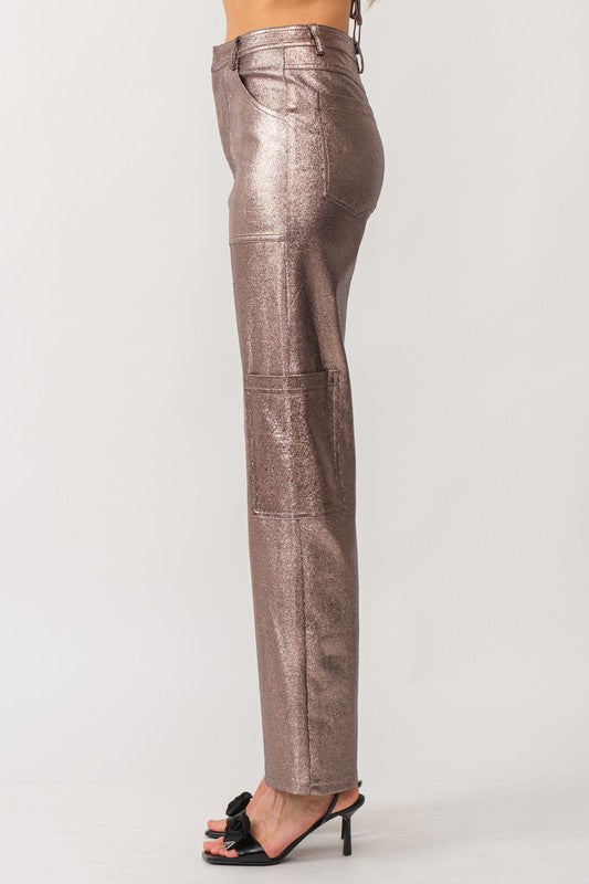 Cora Metallic Pants