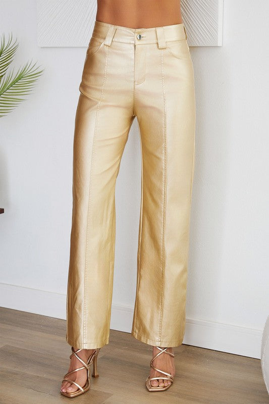 Bella Faux Leather Pants