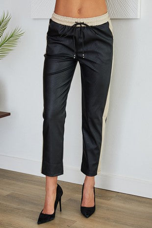Jillian Faux Leather Pants