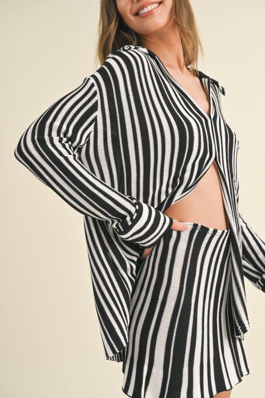 Cali Stripe Knit Top