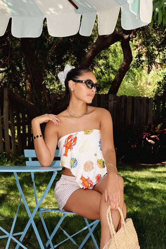 Cape Cod Scarf Top/Sarong