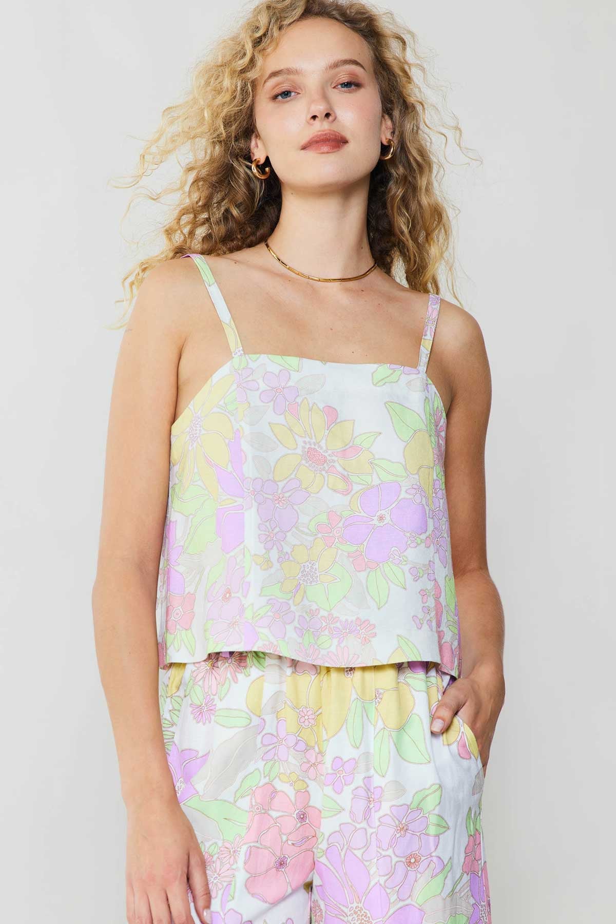 Olivia Floral Tank