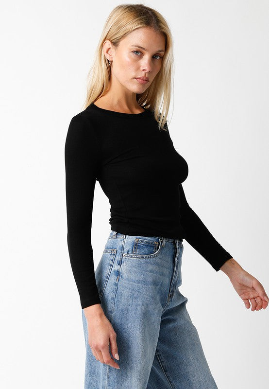 Tiana Ribbed Long Sleeve