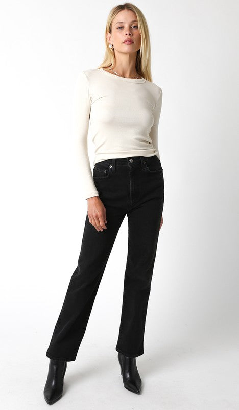Tiana Ribbed Long Sleeve
