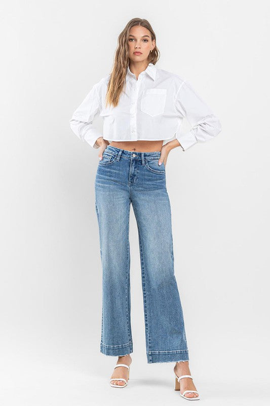 Myra High Rise Wide Leg Jeans
