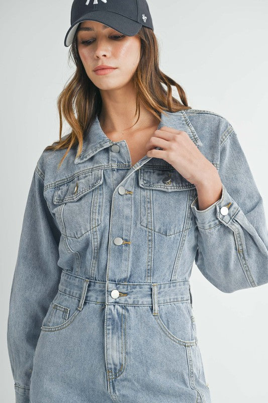 Paulina Denim Dress