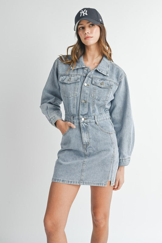 Paulina Denim Dress