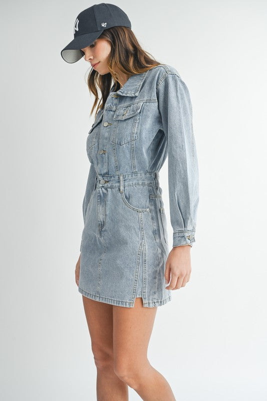 Paulina Denim Dress