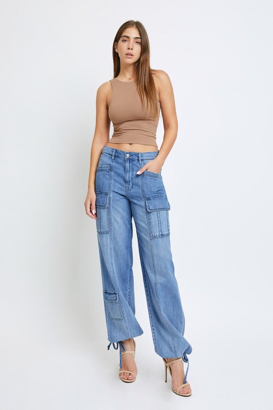Naomi Soft Cargo Jeans