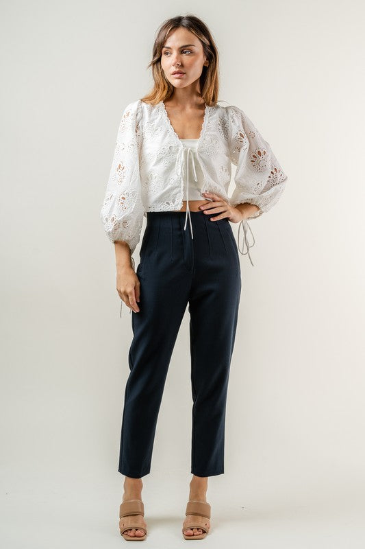 Cora Eyelet Top