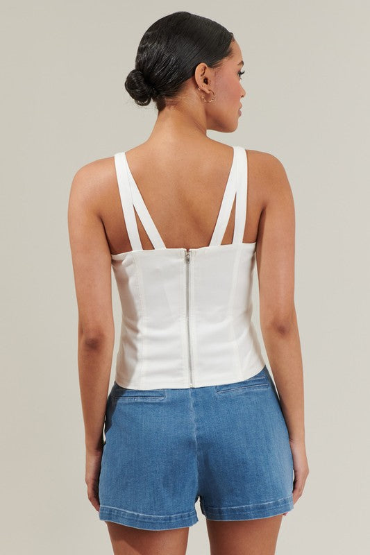 Nina Bustier Top