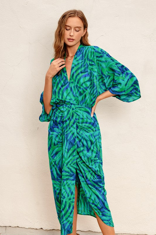 Rio Tropical Midi Dress