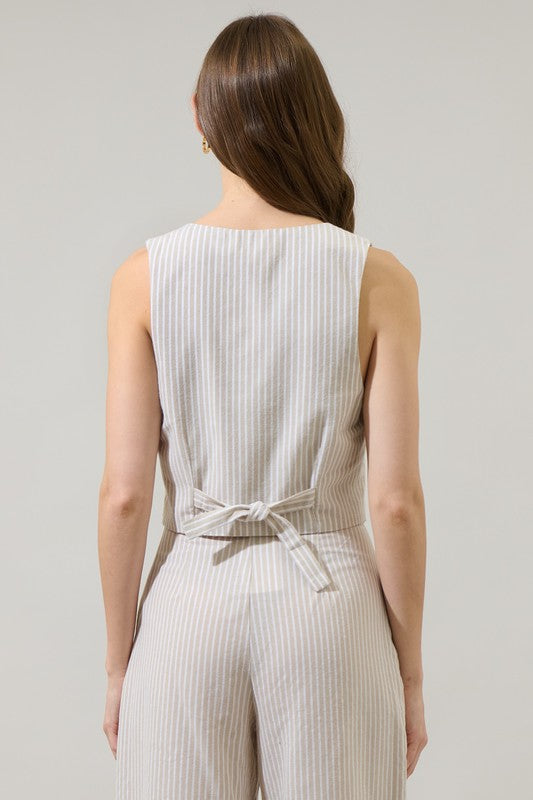 Kasey Stripe Vest