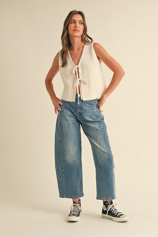 Lucy Tie Front Vest