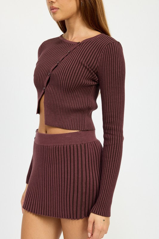 Julia Asymmetrical Cardigan