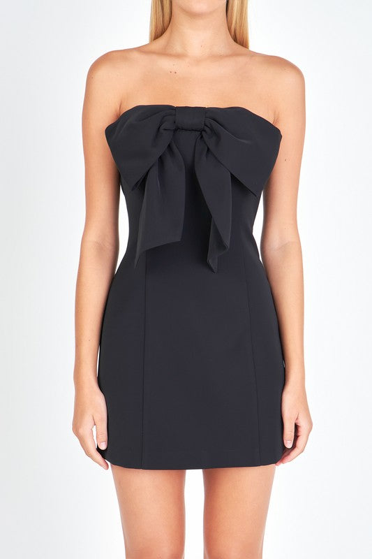 Paige Bow Mini Dress