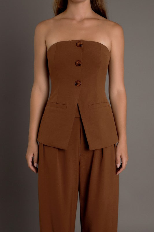 Tyra Strapless Top